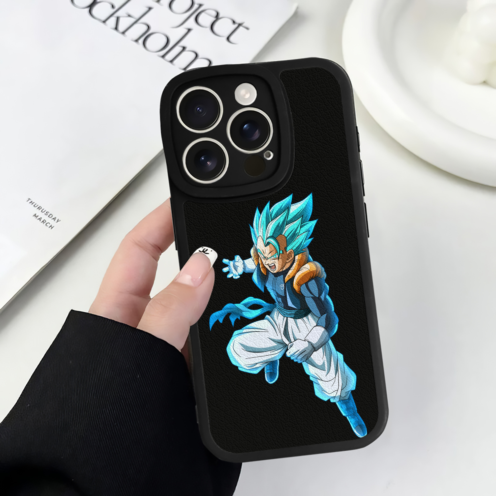 （画像用） ドラゴンボール ベジータ四世（Bejīta Yonsei）DRAGON BALL Vegeta IV 【iPhone 16シリーズ対応】シリコンスマホケース（レザー調） 材質：シリコン
